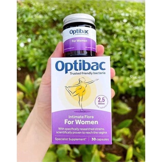 MEN VI SINH OPTIBAC TÍM PHỤ NỮ (mẫu mới)