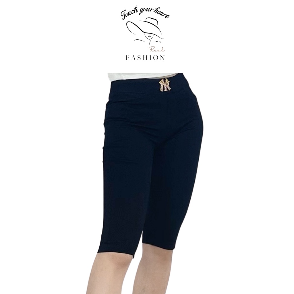 Quần legging ngố nữ,quần legging lửng nữ vải umi hàn đính đá NYY, chất vải co dãn 4 chiều có bigsize Real Fashion | BigBuy360 - bigbuy360.vn