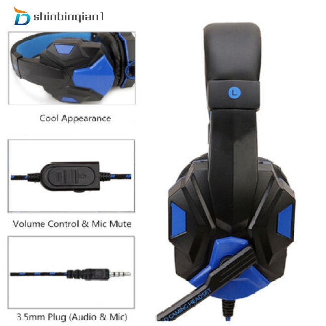 Tai nghe chụp tai chơi game có dây dành cho PS4 Xbox One Nintend Switch iPad PC | BigBuy360 - bigbuy360.vn