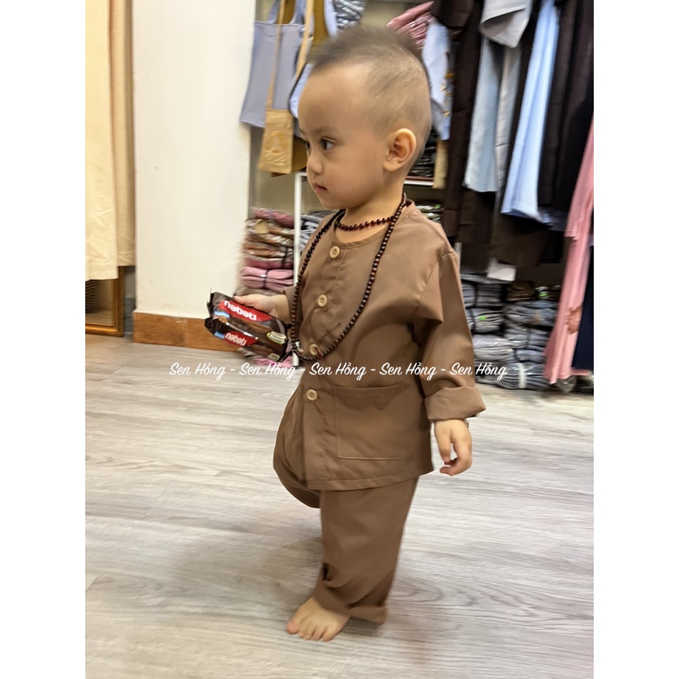 👶 ĐỒ LAM ĐI CHÙA ĐI CHƠI CHO BÉ - SET QUẦN ÁO BÀ BA dễ thương - Bà ba trẻ em bé trai bé gái
