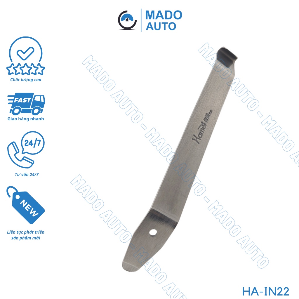 Thanh cậy Inox HAMEI chính hãng nạy chốt nhựa trong xe ô tô MADO HA-IN22 (01 cái)