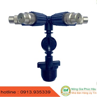 Combo 5 béc phun sương 6 hướng đầu đồng