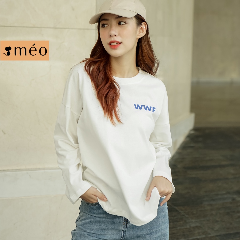 Áo thun dài tay cổ tròn WWF [ Méo shop ]