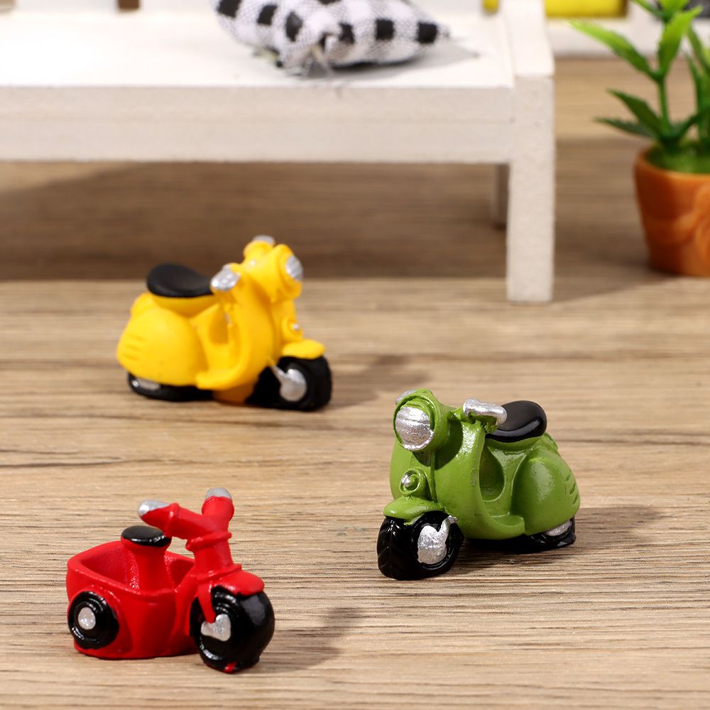 Mô hình xe moto đồ chơi thu nhỏ với tỉ lệ 1/12 vui nhộn dùng trang trí nhà búp bê