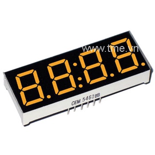 0.56" Anode 4 Digit 7-Segment display