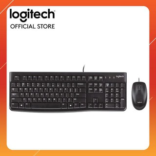 Bộ bàn phím và chuột có dây Logitech MK120 - Chính Hãng