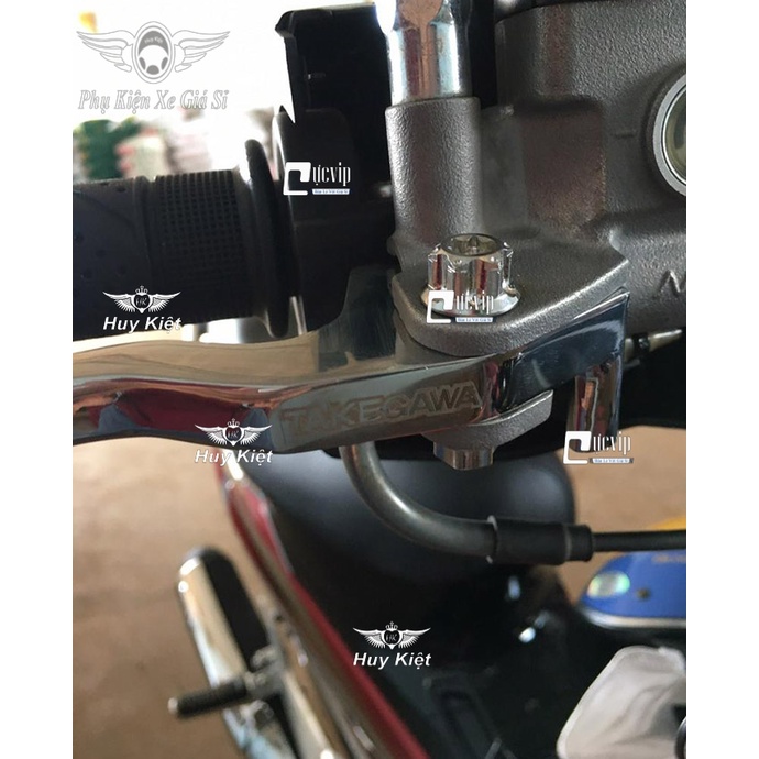 [Sale Khủng]Tay Thắng Đĩa Inox 304 Đặc Nguyên Khối Takegawa(Xịn Sò)Gắn Thắng Đĩa Trước Tất Cả các Xe Số, Xe Côn Tay 6092