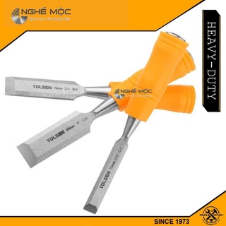 Bộ 3 đục cán gỗ 25380 nghề mộc
