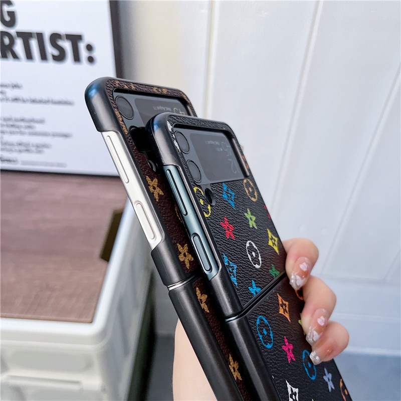 Ốp Điện Thoại Họa Tiết Hoa Sang Trọng Cho Samsung Galaxy Z Flip 4 Z Flip 3 Samsung Galaxy Z Flip 1 Z Flip 2