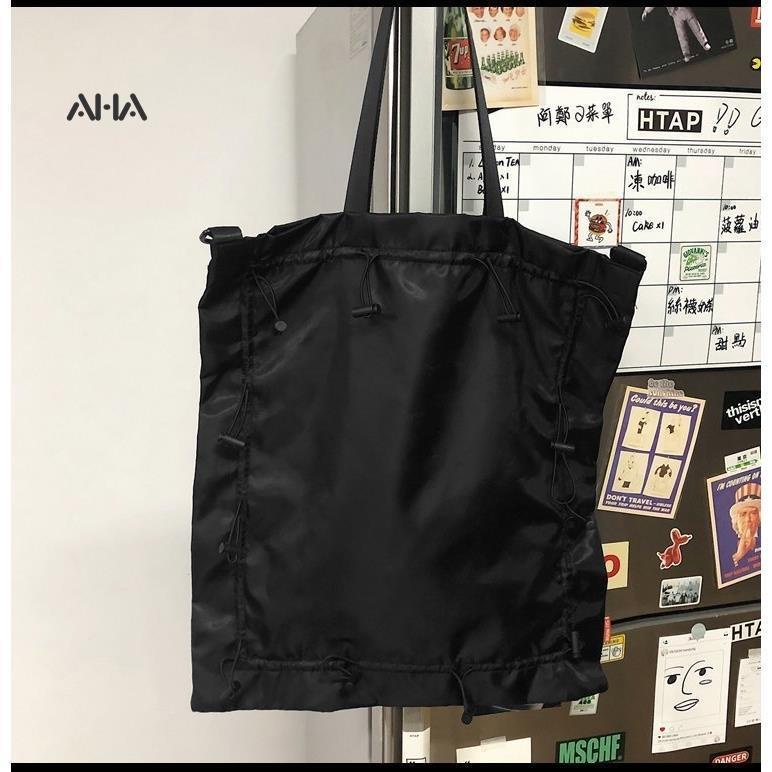 Túi xách đeo vai AHA màu đen chống nước phong cách thời trang Hàn Quốc cho nữ