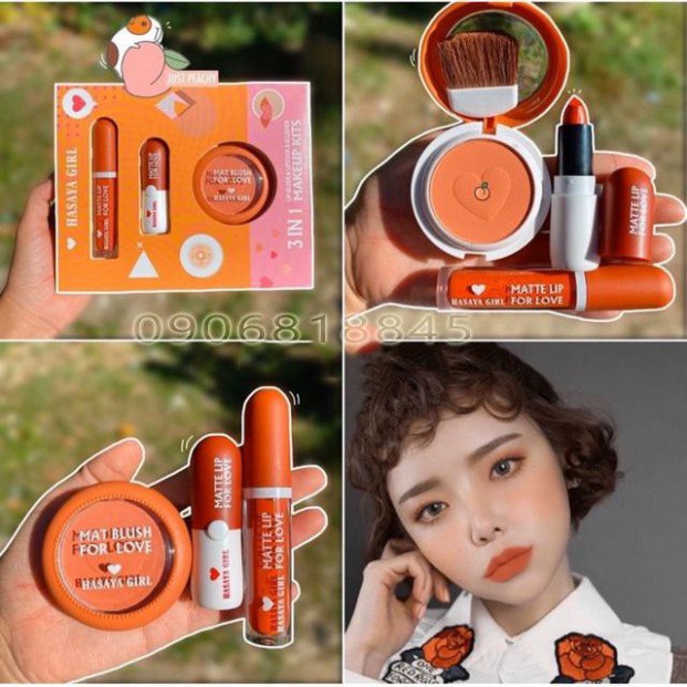 [ HOT ] Set Trang Điểm 3 Món HASAYA GIRL 3IN1 Makeup Kits