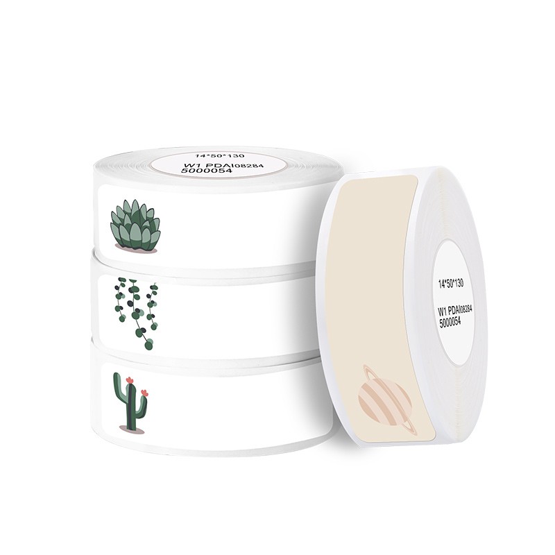 Nhãn giấy NIIMBOT D11 D101 họa tiết thực vật