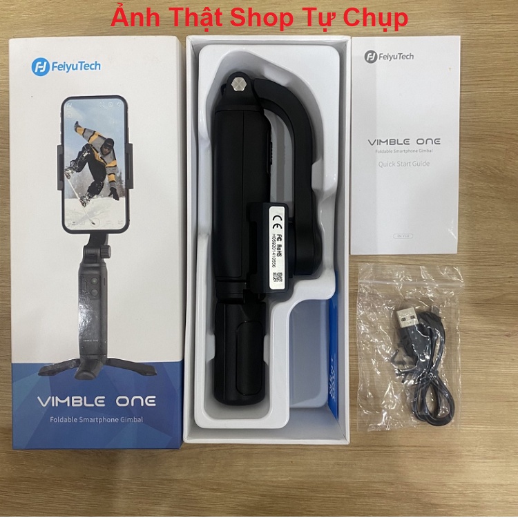 Gimbal Vimble One, Tặng Chân Đế Để Bàn, Tay Cầm Thông Minh Chống Rung Điện Thoại, Chính Hãng Felyu - Gấp Gọn Tiện Dụng