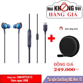 Tai Nghe Samsung AKG Note 10 , Chân Cắm Type - C – Tặng Kèm Hộp Đựng Tai Nghe