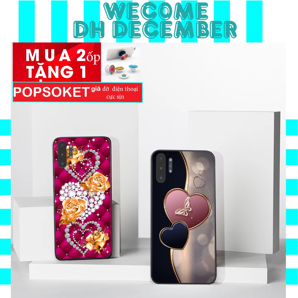 HOT SALE OFF ( 2 ỐP TẶNG 1 POP) Ốp lưng Samsung Galaxy NOTE 10 PLUS in hình hoa tinh tế , mới mẻ DH DECEMBER