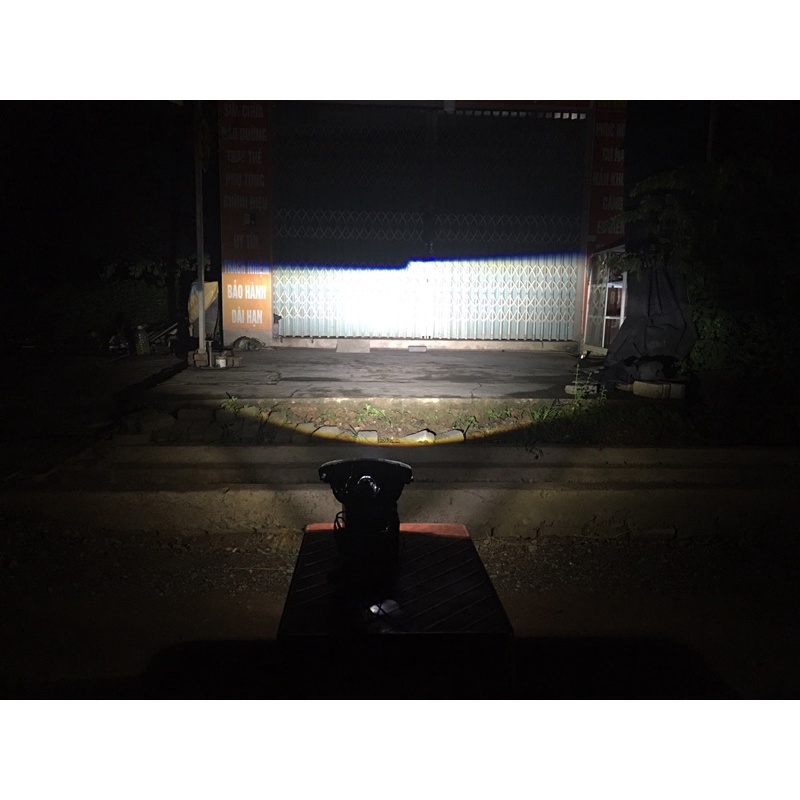 Đèn Bi Led F40, 55w chân H4 Lắp Ô Tô Xe Máy