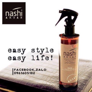 XỊT DƯỠNG TÁI TẠO CẤU TRÚC TÓC NASHI ARGAN EASY 250ML