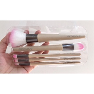 (Tách set) Set cọ 5 cây kèm túi Ecotools phiên bản giới hạn