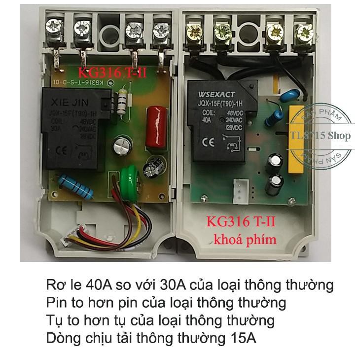 Công tắc hẹn giờ Kg316 T-II/ 25A 16 chương trình bật tắt thiết bị điện có khóa phím