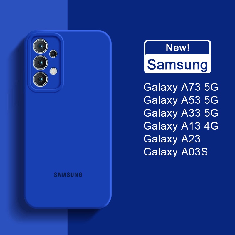 Ôp Điện Thoại Silicon Dẻo Kèm Khung Bảo Vệ camera Cho samsung galaxy a73 a53 a52s a52 a33 5g a13 a23 4g a03s a03 a13 4g lite lte Ốp