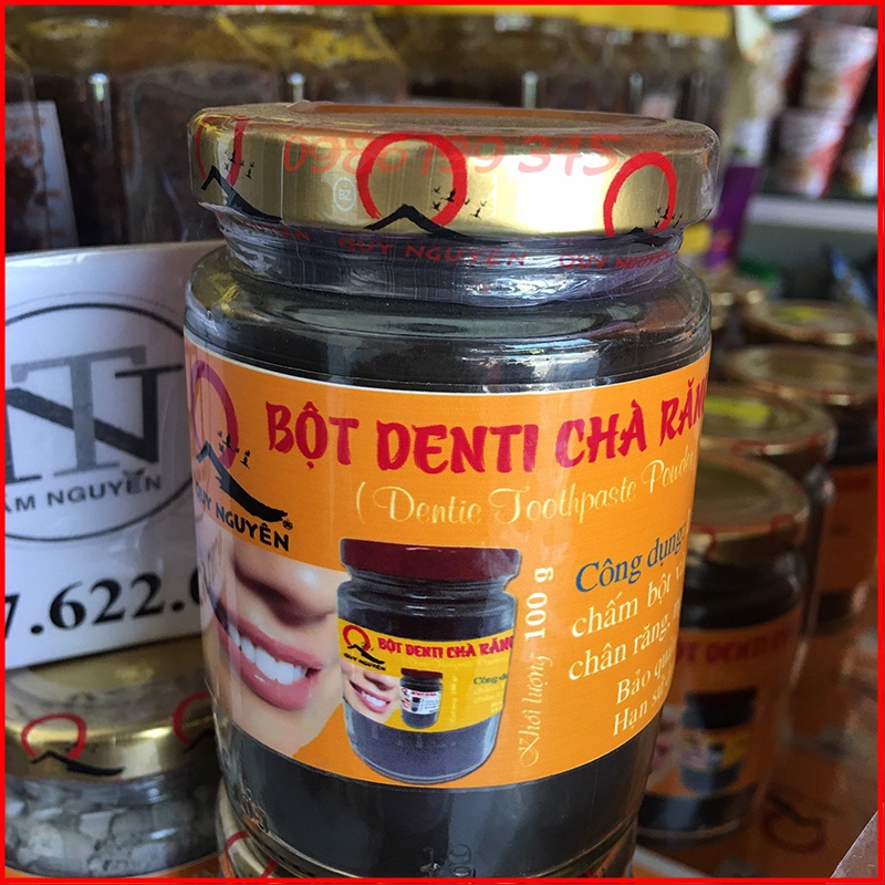 Bột Denti Chà Răng Quy Nguyên Thầy Tuệ Hải Chùa Long Hương 100g