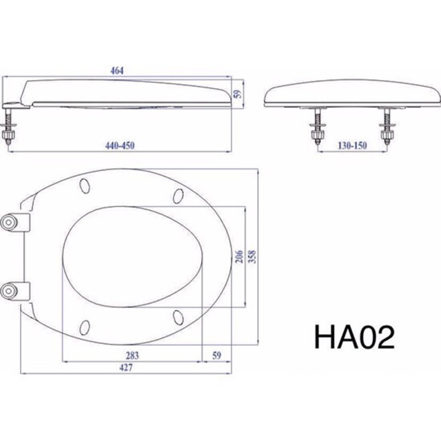 Nắp bồn cầu hùng anh 02,nhựa ABS hàng việt nam chất lượng cao