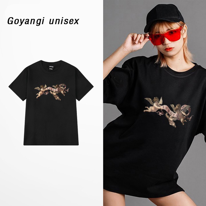 Áo thun tay lỡ Nelly goyangi Unisex 3 angle phong cách Hàn Quốc