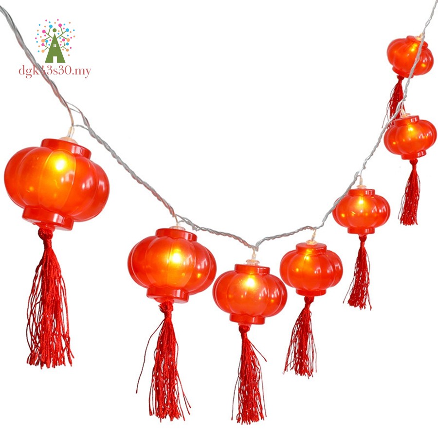 Dây Đèn LED Đỏ Truyền Thống Chạy Bằng Pin Dùng Trang Trí Tiệc Giáng Sinh