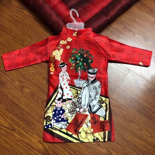 Áo dài ông đồ cho bé