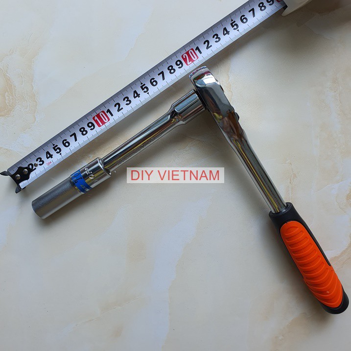 Tuýp mở bulong 1/2 inch thân dài 8cm hãng TOP (Khẩu vặn ốc 1/2 inch dài)