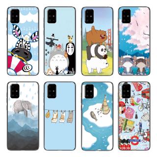 Ốp điện thoại TPU mềm in hình hoạt hình cho Samsung Galaxy A91/A81/A71/A51/A21/A01 / Note 10 Lite/S10 Lite