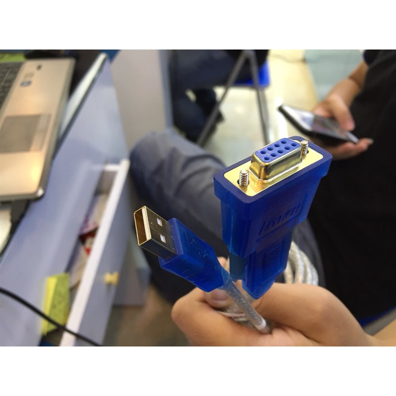 Cáp USB to Com  cổng Âm dài 1.5m DTECH
