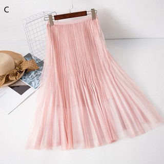 Váy giữa / váy / váy xếp li