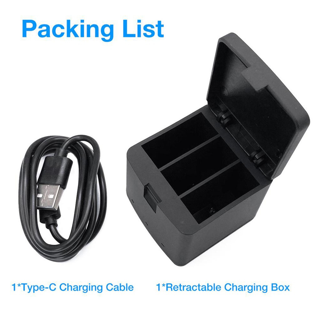 Hộp sạc pin nhanh chóng dành cho Gopro Hero 9