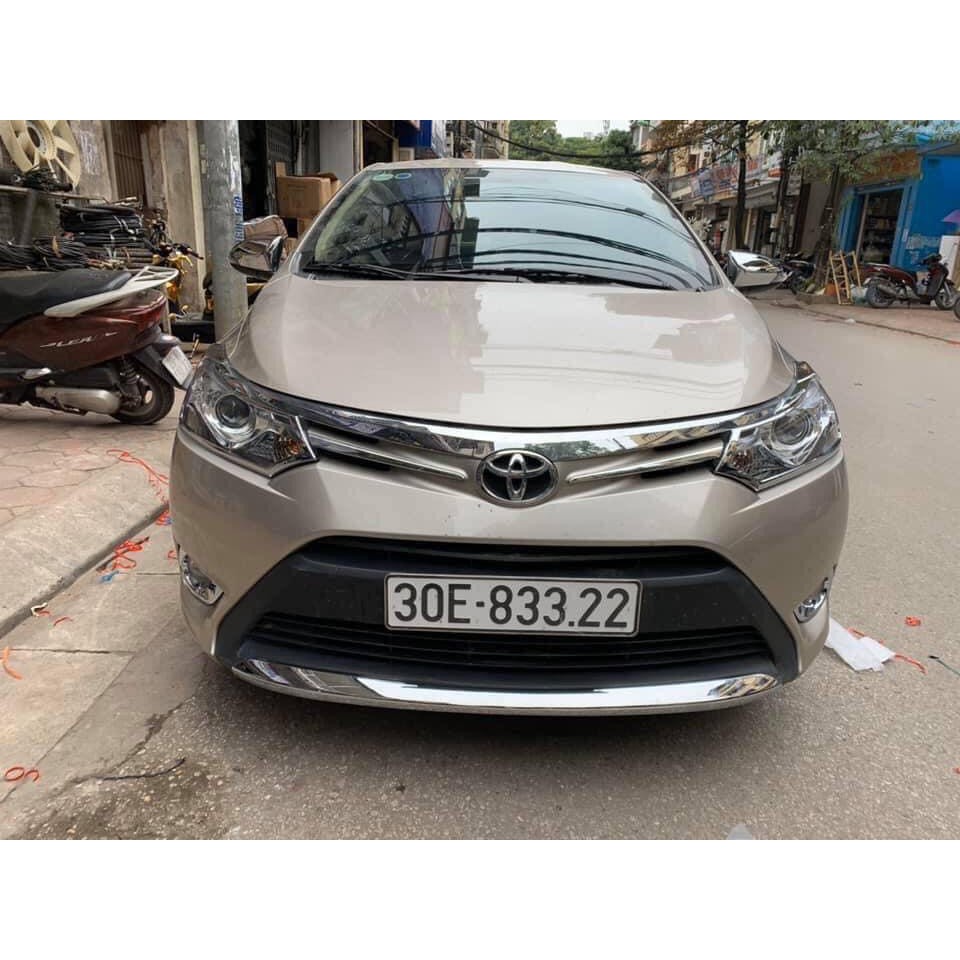 Thanh ca lăng xe Toyota Vios 2014-2018 nhựa mạ crom