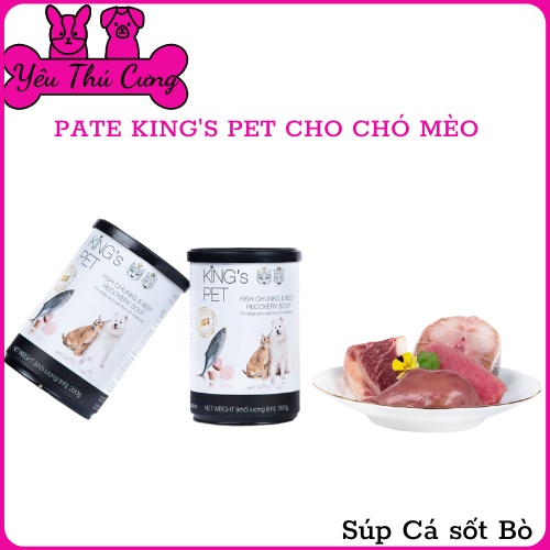 Pate King's Pet cho Chó Mèo- 6 vị.....YEUTHUCUNGDAKNONG