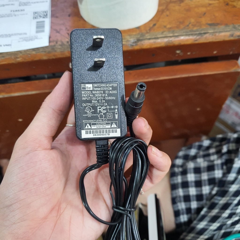 Cục nguồn Acbel Adapter 12v cho đầu thu camera ...