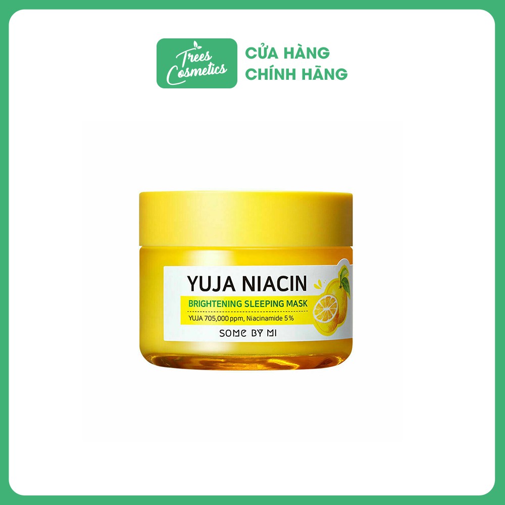 Mặt nạ ngủ Some By Mi Yuja Niacin 30 days Miracle Brightening Sleeping Mask 60g - Hàn Quốc Chính Hãng