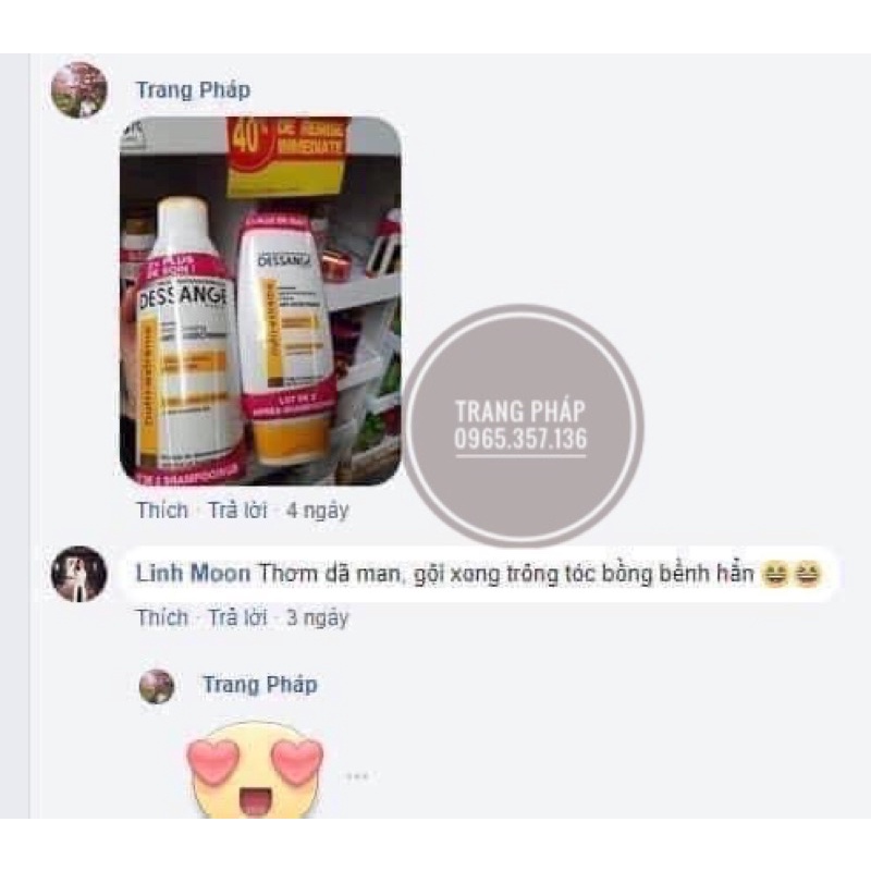 CẶP Dầu gội DESSAGNE