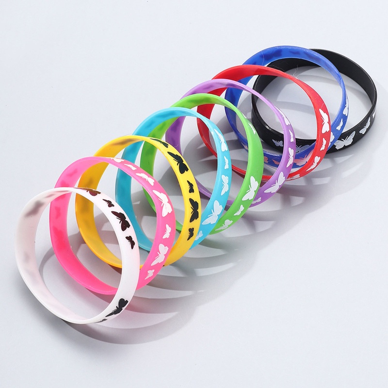 Vòng Đeo Tay Silicone Co Giãn Dành Cho Nam Và Nữ