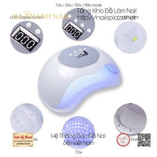  [ Hàng Chính Hãng ] Máy Hơ Gel BQ - 72W