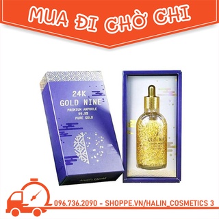 Serum vàng 💖FREESHIP💖Serum vàng 24K  Gold Nine Premium Ampoule 100ml Hàn Quốc HALIN9464 Cao Cấp