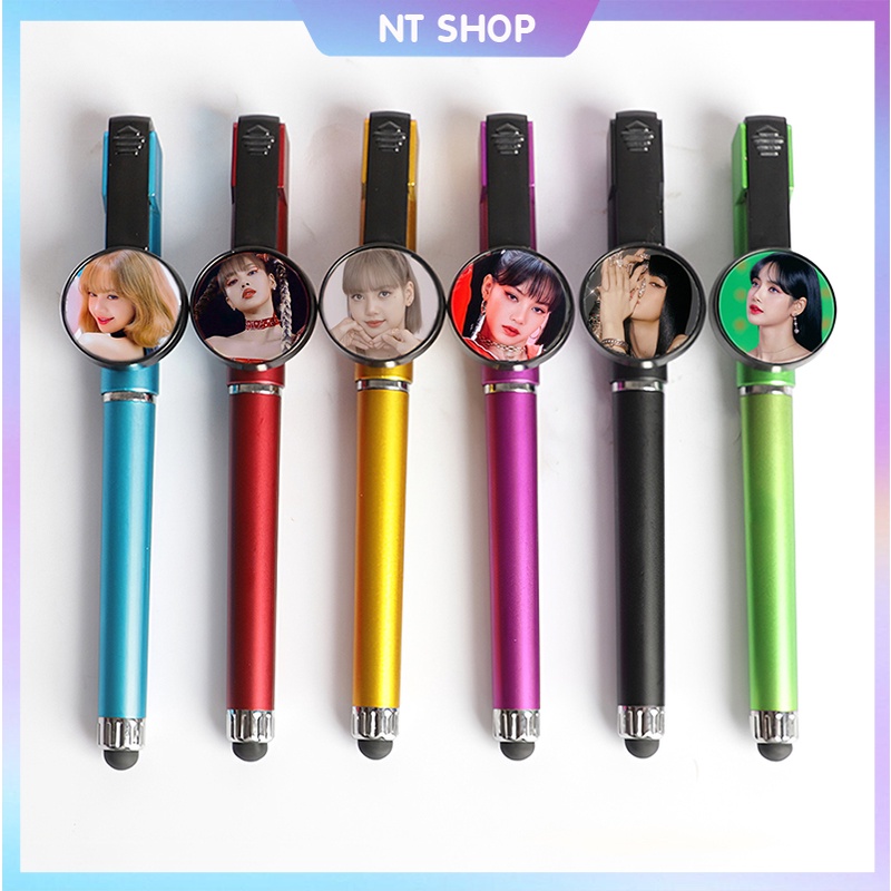 Bút Lisa BLACKPINK 3 trong 1 (bút viết+bút cảm ứng+giá đỡ điện thoại)