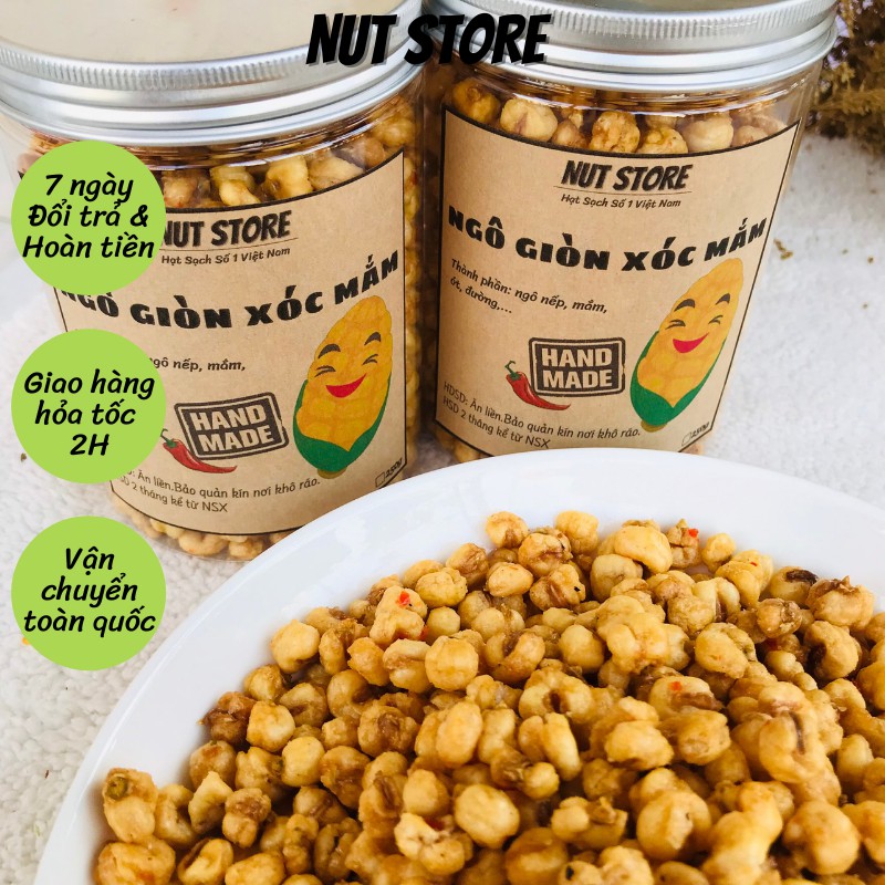 Ngô nếp sấy giòn Food Store 350g