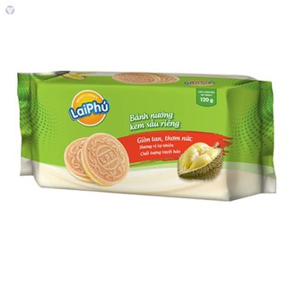 Bánh French Cookies Lai Phú Vị Sầu Riêng - Cam - Khoai Môn Gói 120g