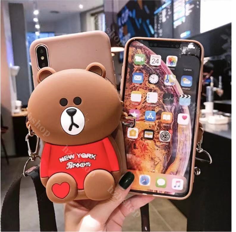 Ốp Lưng Hình Gấu Brown Đáng Yêu Cho Iphone 12 Mini 11 Pro Max X Xr Xs Max Iphone Se 2020 Iphone 7 8 Plus Iphone 6 6s Plus 5 5s 5c