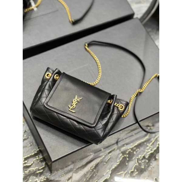 Túi đeo chéo nữ mini NOLITA chất da cực đẹp sz18x13cm fullbox