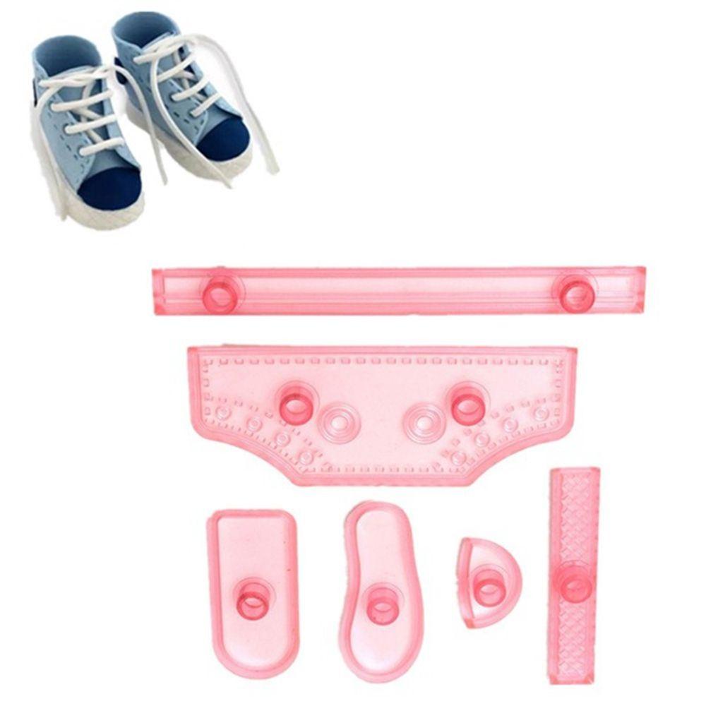 Khuôn Làm Bánh Bằng Nhựa Hình Giày Sneaker 3D Sáng Tạo Thời Trang