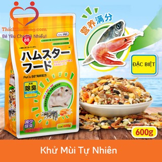 Thức Ăn Chuột Hamster Cao Cấp - Pet88 - 600G - Đặc Biệt Khử Mùi Tự Nhiên