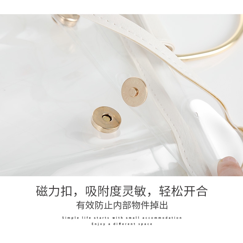 Hanging wardrobe transparent storage bag tote finishing dust bag
